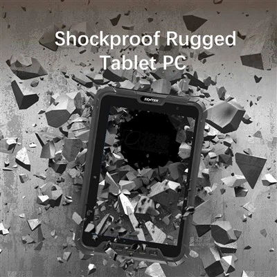 ST907V3.0 8 PC Tabled Inch Shockproof gyda chod bar a darllenydd RFID